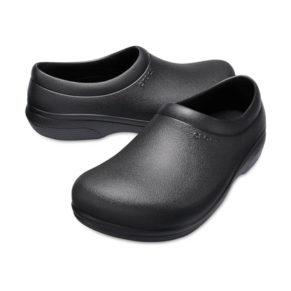 Dual Comfort Slip Resistant Black Crocs (Size 11M/13W)