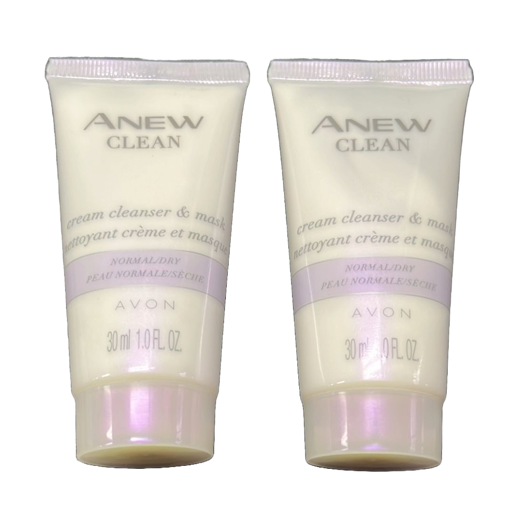 Anew Clean Cream Cleanser and Mask Nettoyant Creme Et Masque Normal/Dry 1 Fl. oz (2 Piece)