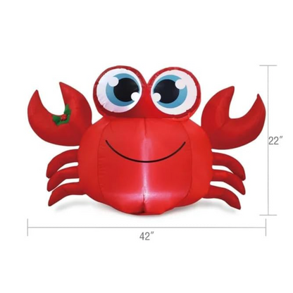 Inflatable Christmas Crab