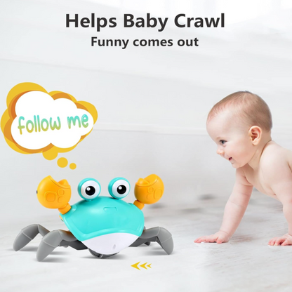 Crawling Crab Baby Toy with lights and music