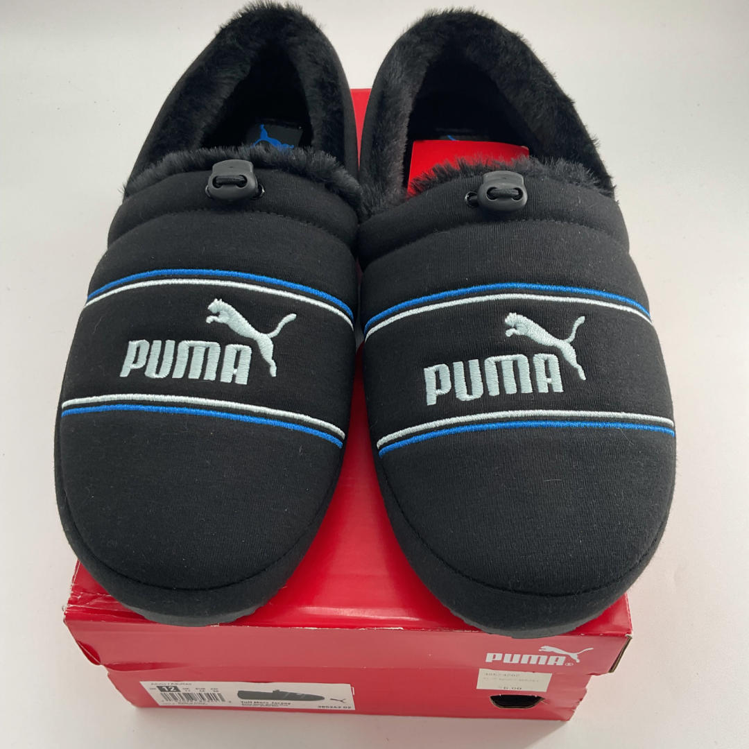 Black Tuff Mocc Jersey shoes by Puma (Size 12)