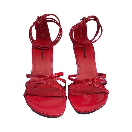 Janice Red High Heel Shoes (Size 6)