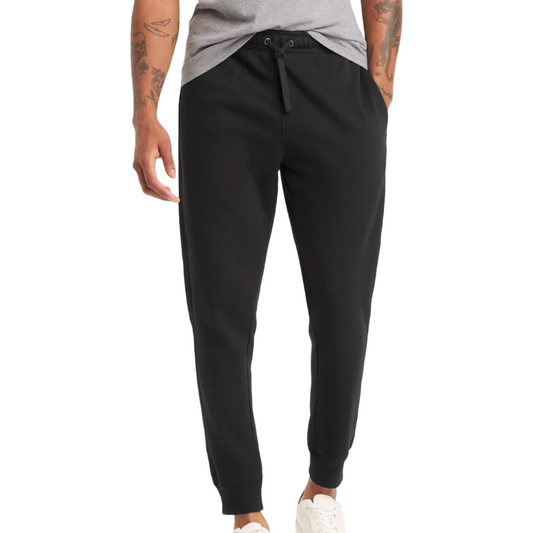 Tapered Fleece Jogger Pants for Men (Small)