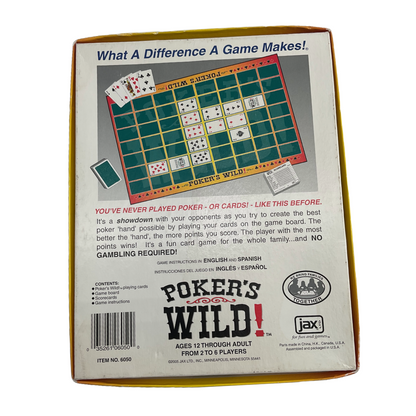 Pokers Wild Family Card Game 2011 by Jax Sequence