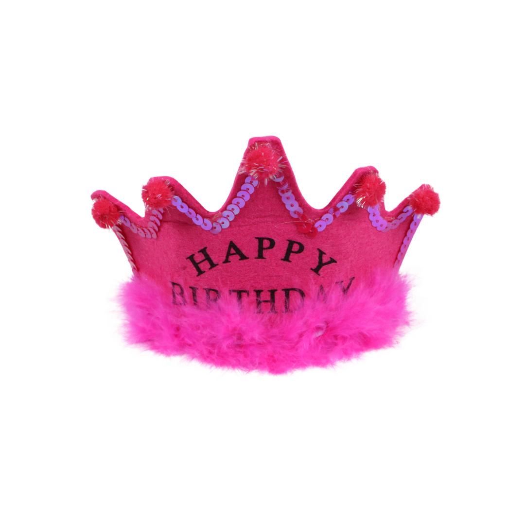 Happy Birthday Tiara (Color Magenta)