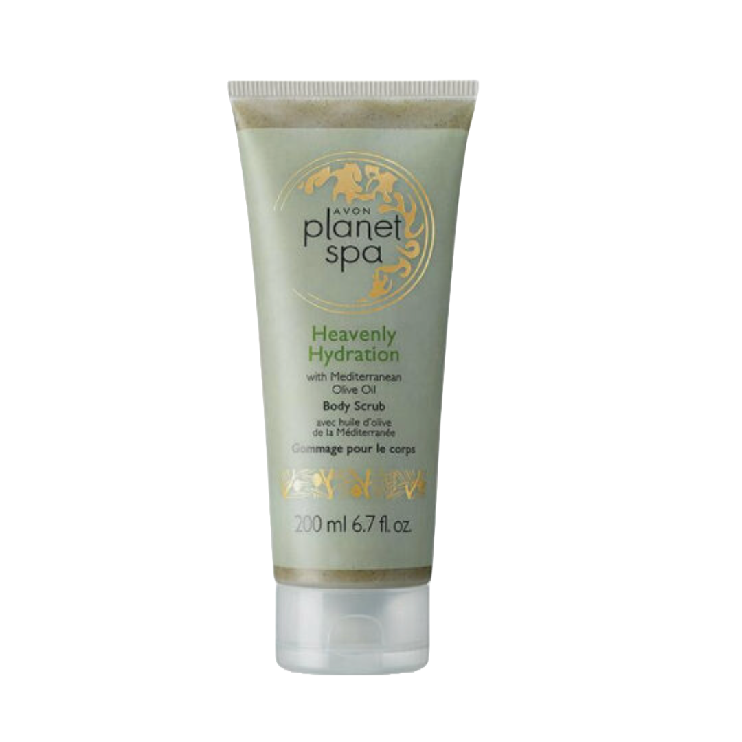 Avon Planet Spa Heavenly Hydration with Mediterranean Olive Oil Body Scrub (6.7 fl. oz)