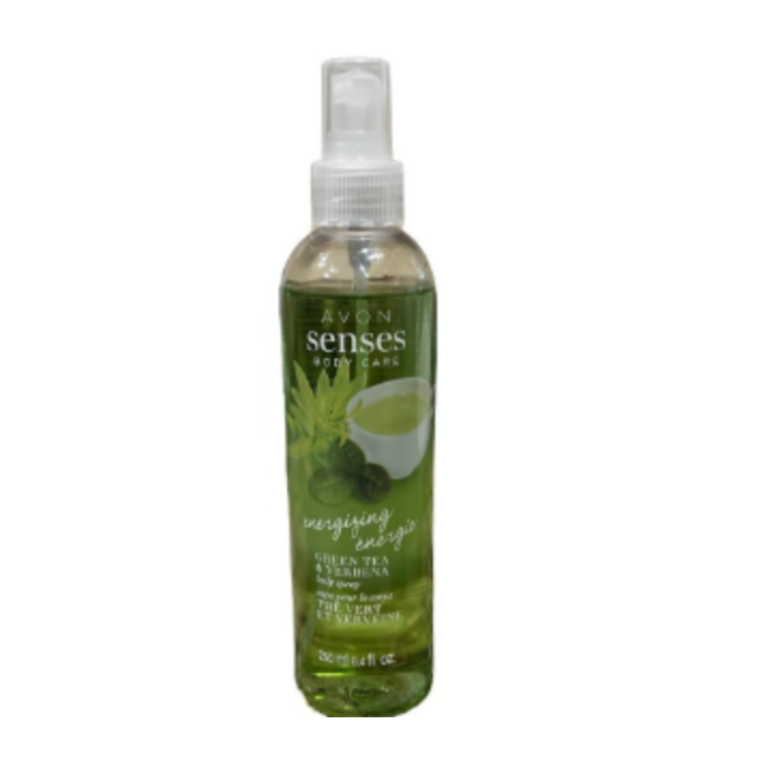 Avon Senses Body Care Energizing Green Tea and Verbena Body Spray 8.4 FL OZ