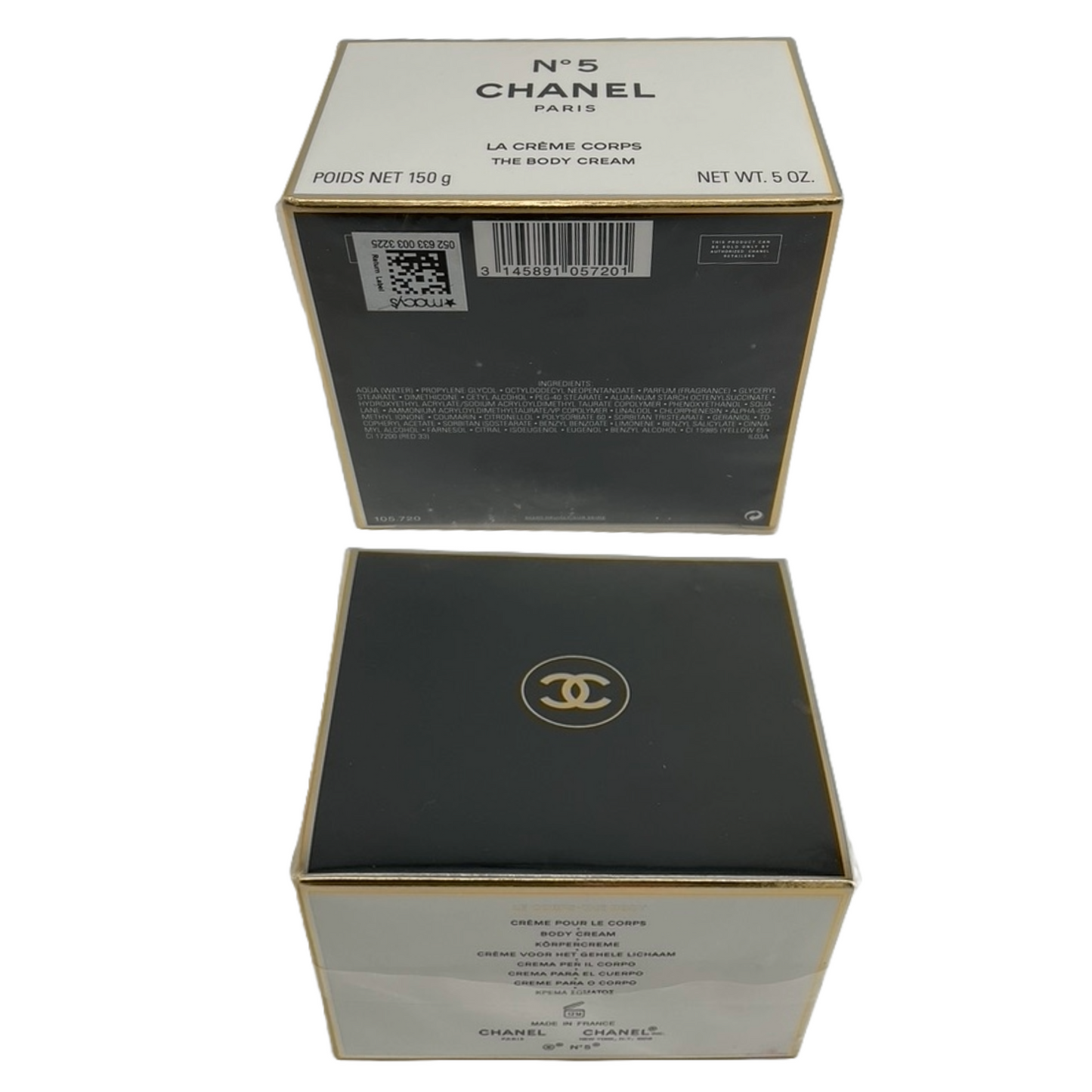 No. 5 Chanel 5.0 oz Body Cream La Creme Corps