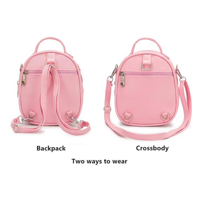 Kerr's Choice Japan Anime Pink Oval Purse Crossbody Bag