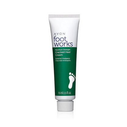 Avon Foot Works Maximum Strength Cracked Heel Cream 2.5 fl oz