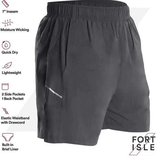 Fort Isle Men's Running Shorts