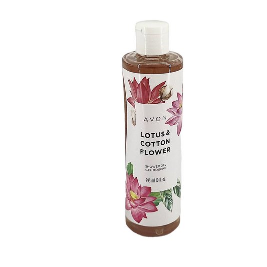 Avon Lotus & Cotton Flower Shower Gel 10 Fl.