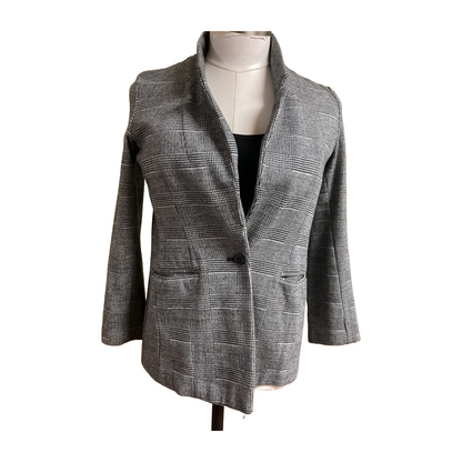 Blazer gris marino antiguo para mujer (pequeña)