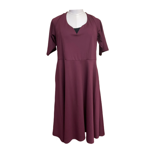 City Chic Dress Color Ox Blood (Medium)