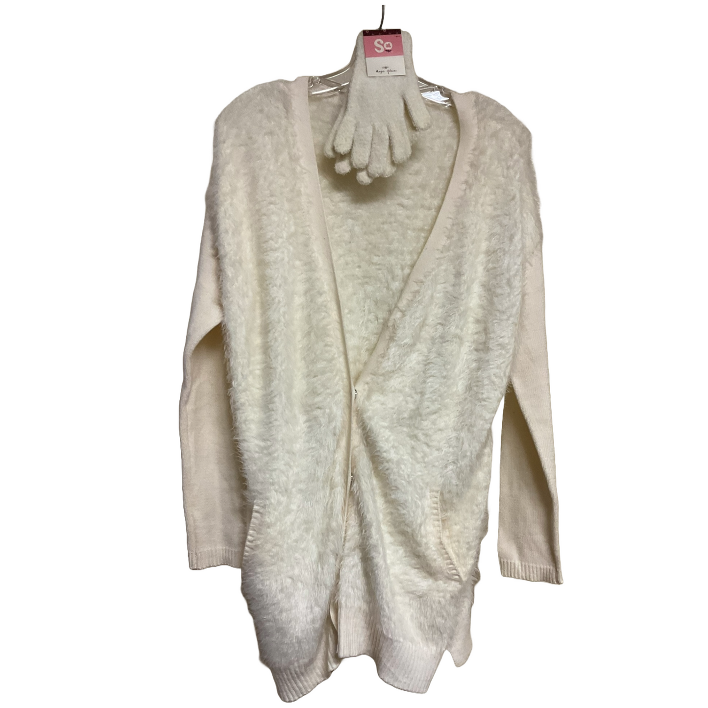 Michael Stars Beige Sweater for Women (Small) with Winer Gloves