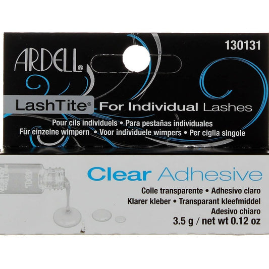 Ardell Lashtite Adhesive Clear 0.12 Ounce Bottle (Black Package) (3.7ml)