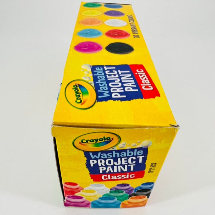 Pintura de acuarela lavable para niños Crayola, 10 colores clásicos (2 onzas líquidas cada uno)