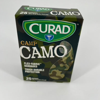 Curad Camp Camo Flex-Fabric Bandages, 25-ct. for